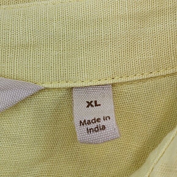 Soft Surroundings Women's Linen Blend Button Front Shirt - XL - Picture 7 of 8